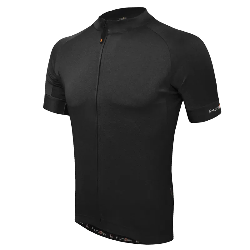 Funkier Airflow Gents Active Short Sleeve Jersey In Black - Large